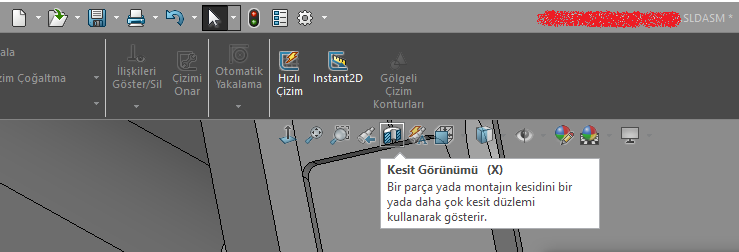 solidworks-kesit-gorunumu