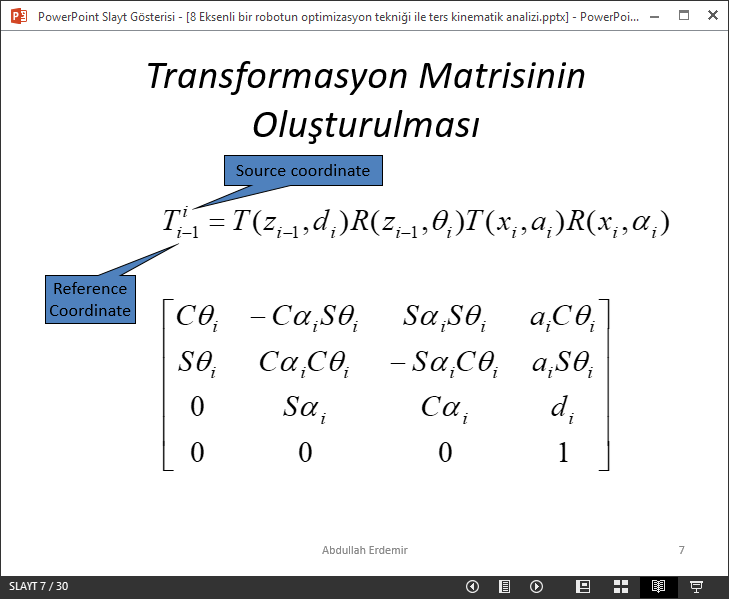 8-eksen-transformasyon-matrisi